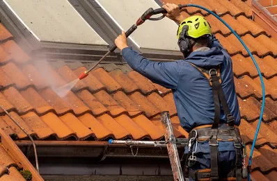 Démoussage et hydrofuge de toiture à Sérempuy